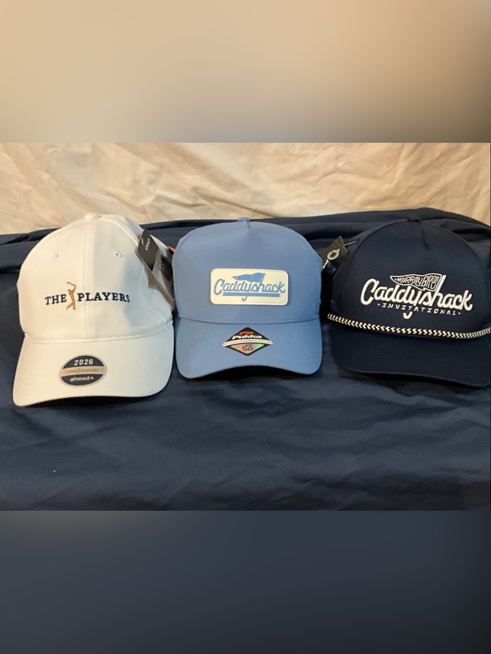 Head Light Blue and Navy Golf Caps Trio by Head